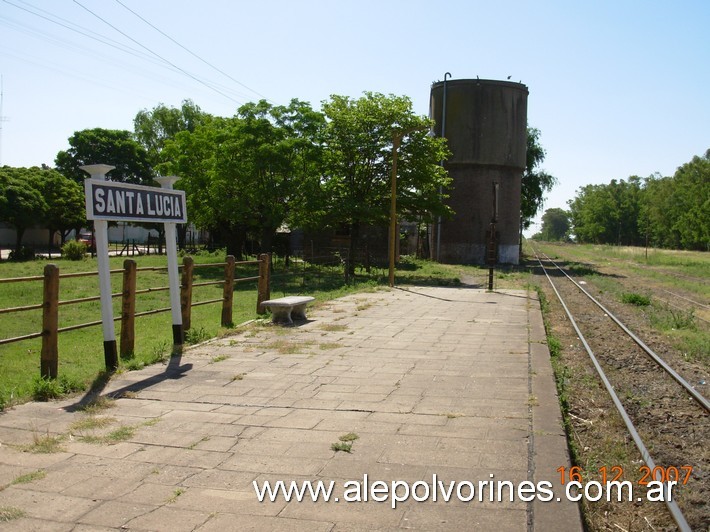 Foto: Estación Santa Lucia FCCC - Santa Lucia (Buenos Aires), Argentina