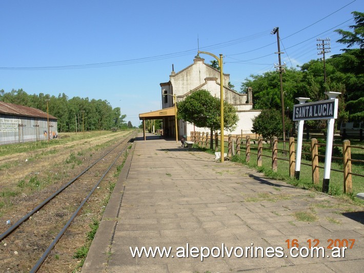 Foto: Estación Santa Lucia FCCC - Santa Lucia (Buenos Aires), Argentina