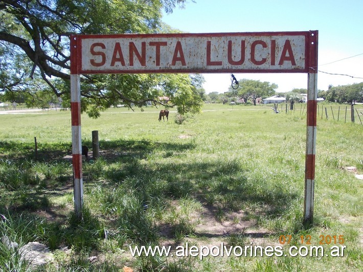 Foto: Estación Santa Lucia FCNEA Corrientes - Santa Lucia (Corrientes), Argentina