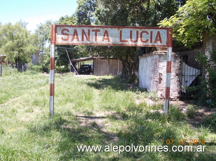 Foto: Estación Santa Lucia FCNEA Corrientes - Santa Lucia (Corrientes), Argentina