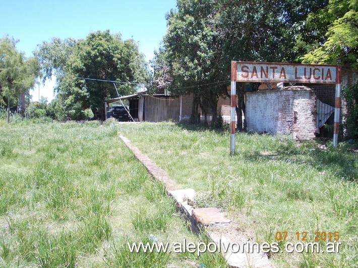 Foto: Estación Santa Lucia FCNEA Corrientes - Santa Lucia (Corrientes), Argentina