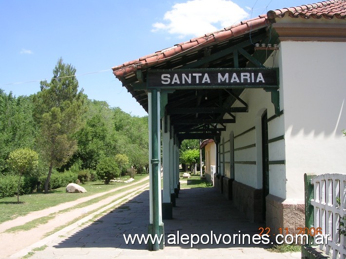 Foto: Estación Santa María - Santa María de Punilla (Córdoba), Argentina