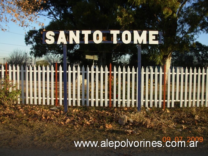 Foto: Estación Santo Tome FCBAR - Santo Tome (Santa Fe), Argentina