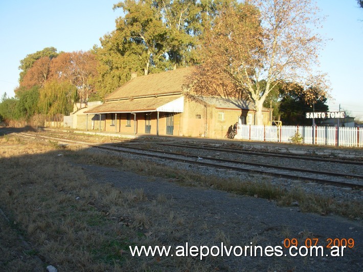 Foto: Estación Santo Tome FCBAR - Santo Tome (Santa Fe), Argentina