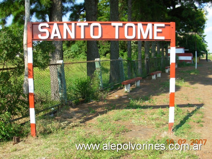 Foto: Estación Santo Tome FCNEA - Santo Tome (Corrientes), Argentina