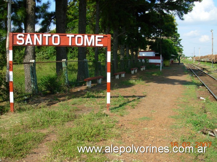 Foto: Estación Santo Tome FCNEA - Santo Tome (Corrientes), Argentina