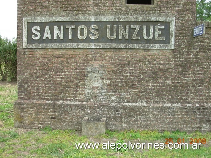 Foto: Estación Santos Unzué FCM - Santos Unzue (Buenos Aires), Argentina