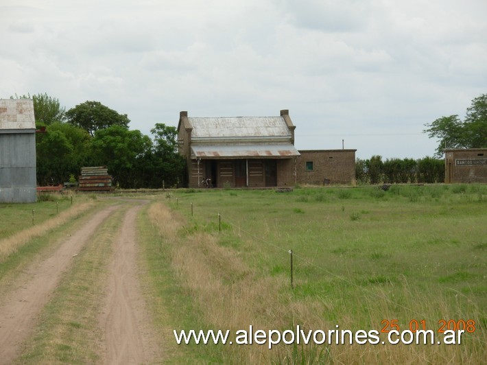 Foto: Estación Santos Unzué FCM - Santos Unzue (Buenos Aires), Argentina