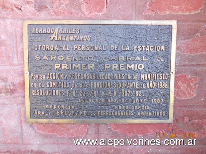 Foto: Estación Sargento Cabral CGBA - Sargento Cabral (Santa Fe), Argentina