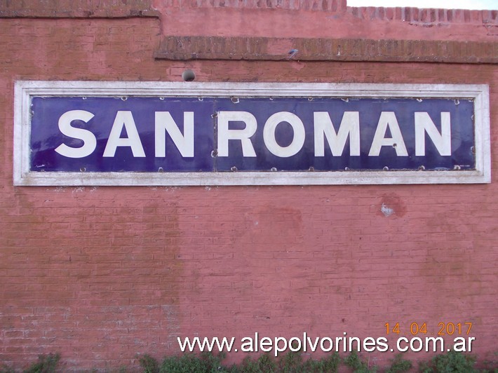 Foto: Estación San Román - San Román (Buenos Aires), Argentina