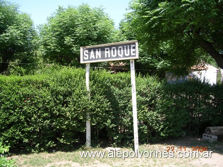 Foto: Estación San Roque FCAdN - San Roque (Córdoba), Argentina