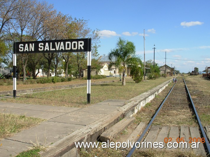 Foto: Estación San Salvador FCER - San Salvador (Entre Ríos), Argentina