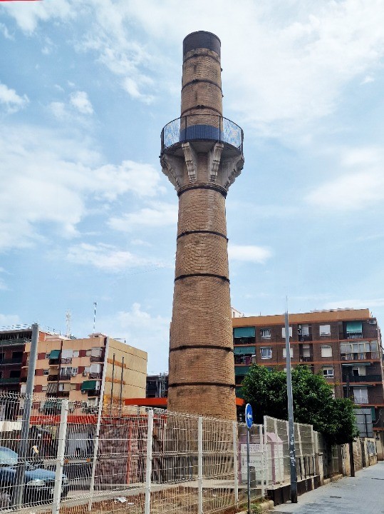 Foto: Chimenea antigua fabrica - Valencia (València), España