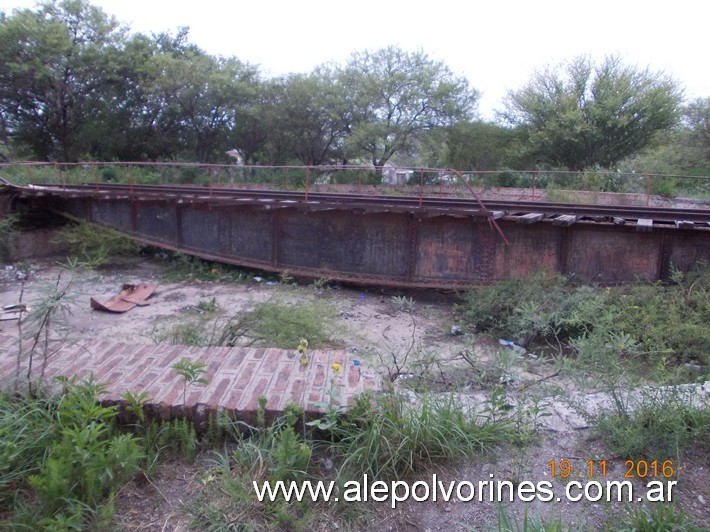 Foto: Estación Sumampa - Mesa Giratoria - Sumampa (Santiago del Estero), Argentina