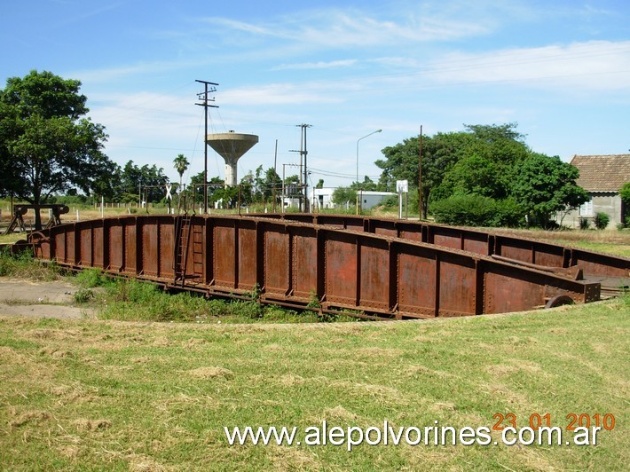 Foto: Estación Sunchales - Mesa Giratoria - Sunchales (Santa Fe), Argentina