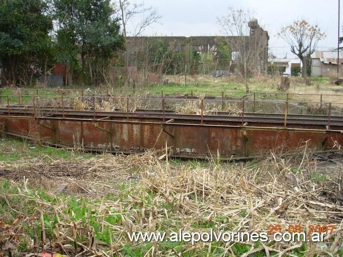 Foto: Estación Mercedes CGBA - Mesa Giratoria - Mercedes (Buenos Aires), Argentina