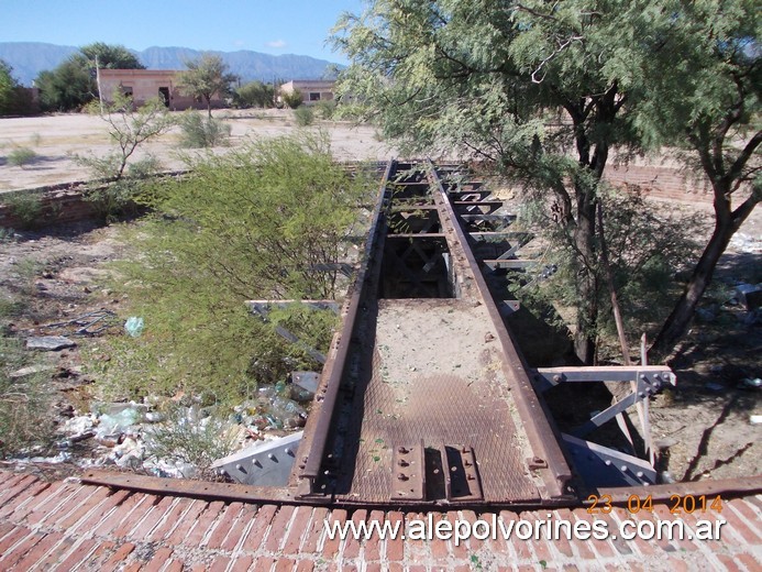 Foto: Estación Mazan - Mesa Giratoria - Mazan (La Rioja), Argentina