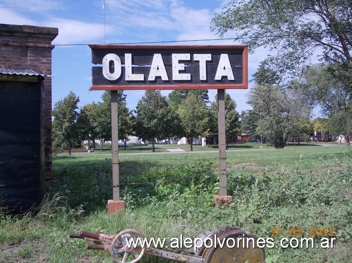 Foto: Estación Olaeta - Olaeta (Córdoba), Argentina