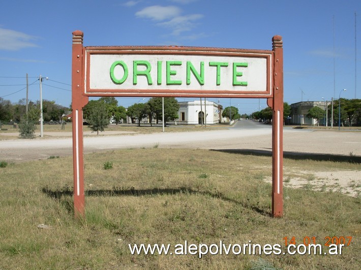 Foto: Estación Oriente FCS - Oriente (Buenos Aires), Argentina