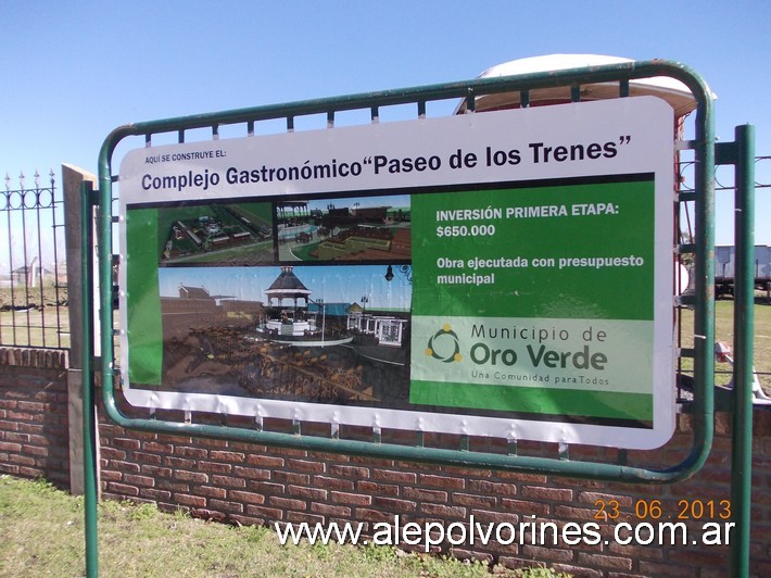 Foto: Oro Verde - Paseo de los Trenes - Oro Verde (Entre Ríos), Argentina