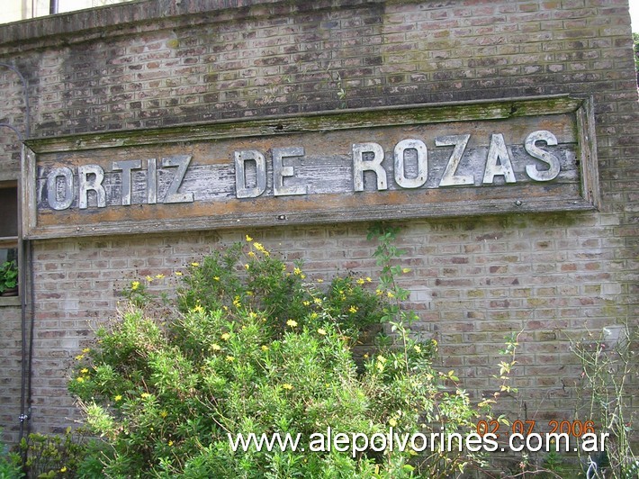 Foto: Estación Ortiz de Rozas - Veinticinco de Mayo (Buenos Aires), Argentina