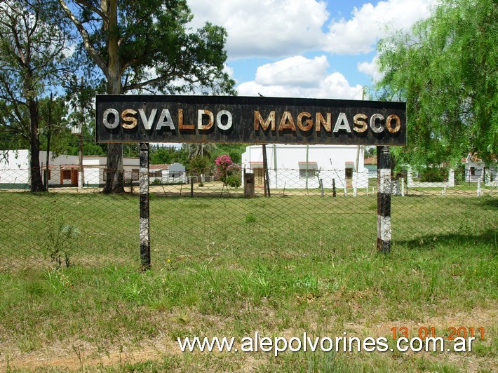 Foto: Estación Osvaldo Magnasco - Osvaldo Magnasco (Entre Ríos), Argentina