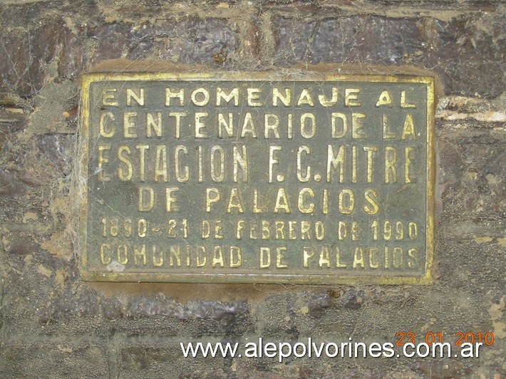 Foto: Estación Palacios - Palacios (Santa Fe), Argentina