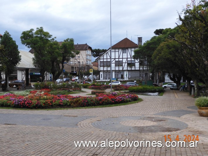 Foto: Nova Petropolis - Praça das Flores - Nova Petropolis (Rio Grande do Sul), Brasil