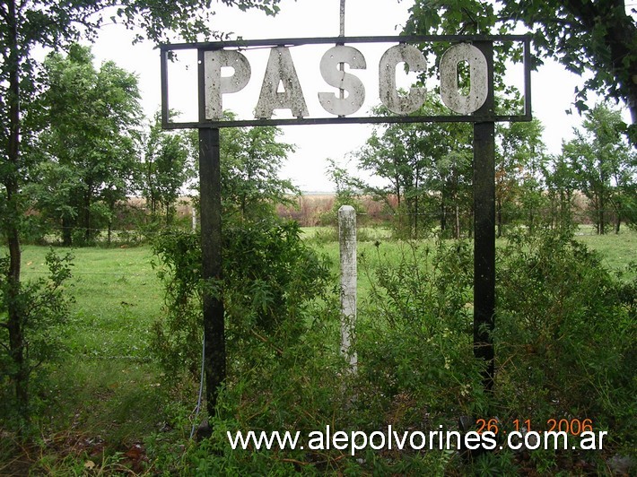 Foto: Estación Pasco - Pasco (Córdoba), Argentina