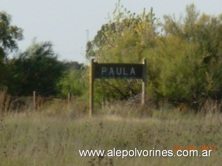 Foto: Estación Paula - Paula (Buenos Aires), Argentina