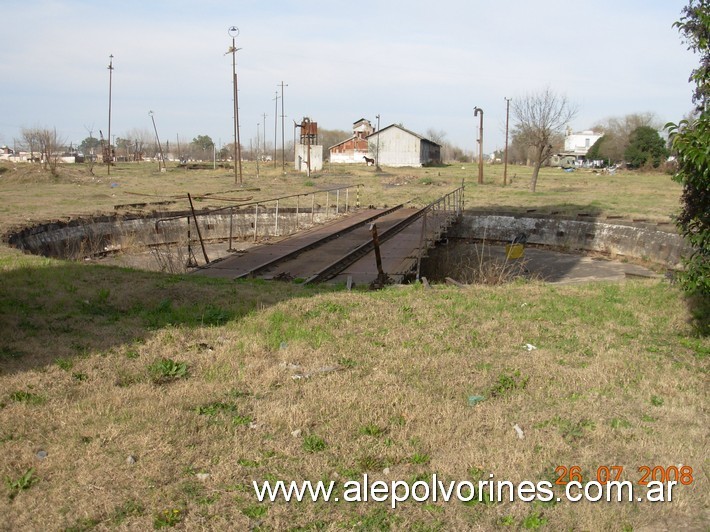 Foto: Estación Pergamino CGBA - Mesa Giratoria - Pergamino (Buenos Aires), Argentina