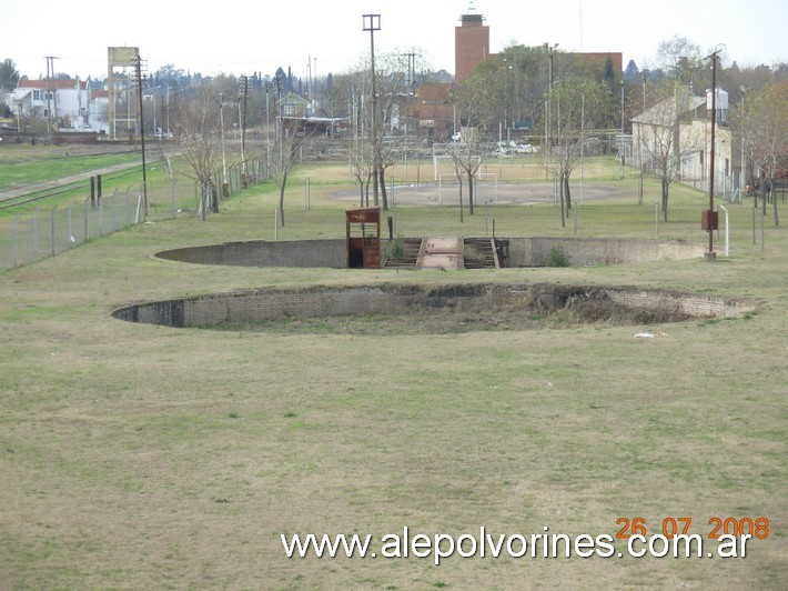 Foto: Estación Pergamino FCCA - Mesa Giratoria - Pergamino (Buenos Aires), Argentina