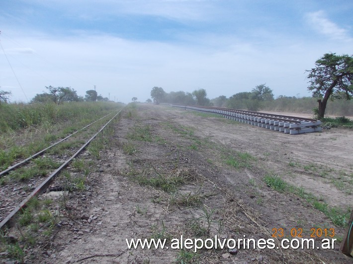 Foto: Estación Petronila - Renovación de vías - Petronila (Santa Fe), Argentina