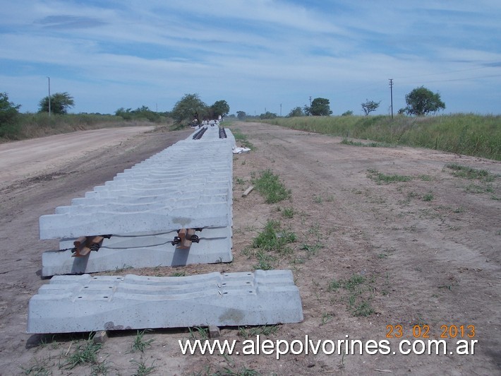 Foto: Estación Petronila - Renovación de vías - Petronila (Santa Fe), Argentina