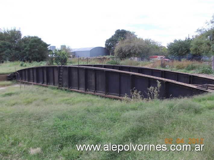 Foto: Estación Peyrano - Mesa Giratoria - Peyrano (Santa Fe), Argentina