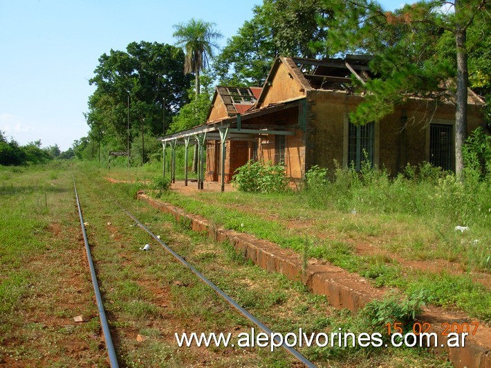 Foto: Estación Pindapoy - Pindapoy (Misiones), Argentina