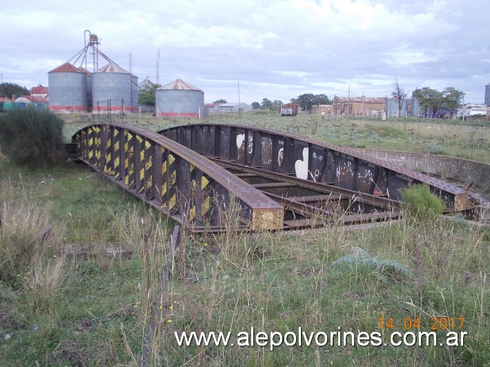 Foto: Estación Pringles FCS - Mesa Giratoria - Pringles (Buenos Aires), Argentina