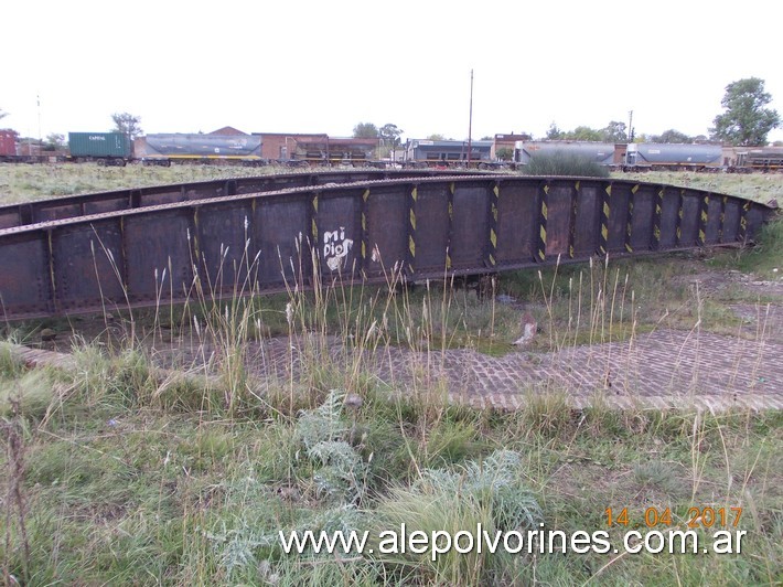 Foto: Estación Pringles FCS - Mesa Giratoria - Pringles (Buenos Aires), Argentina