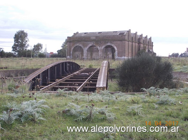 Foto: Estación Pringles FCS - Mesa Giratoria - Pringles (Buenos Aires), Argentina