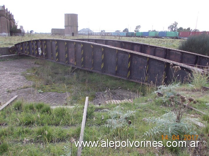 Foto: Estación Pringles FCS - Mesa Giratoria - Pringles (Buenos Aires), Argentina