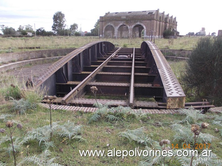 Foto: Estación Pringles FCS - Mesa Giratoria - Pringles (Buenos Aires), Argentina