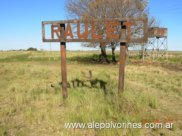 Foto: Estación Raulet FCRPB - Raulet (Buenos Aires), Argentina