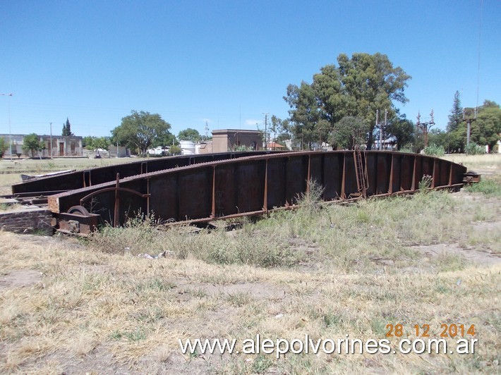 Foto: Estación Realico - Mesa Giratoria - Realico (La Pampa), Argentina