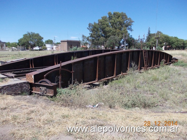 Foto: Estación Realico - Mesa Giratoria - Realico (La Pampa), Argentina