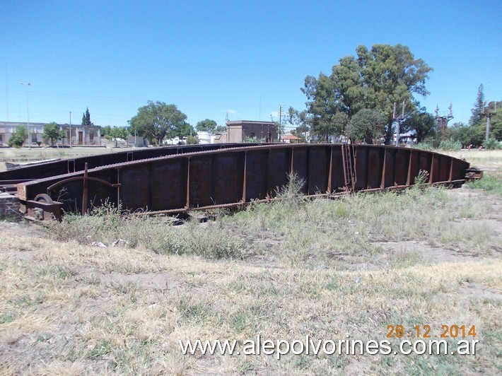 Foto: Estación Realico - Mesa Giratoria - Realico (La Pampa), Argentina