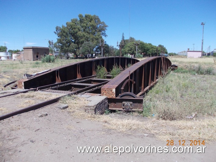 Foto: Estación Realico - Mesa Giratoria - Realico (La Pampa), Argentina