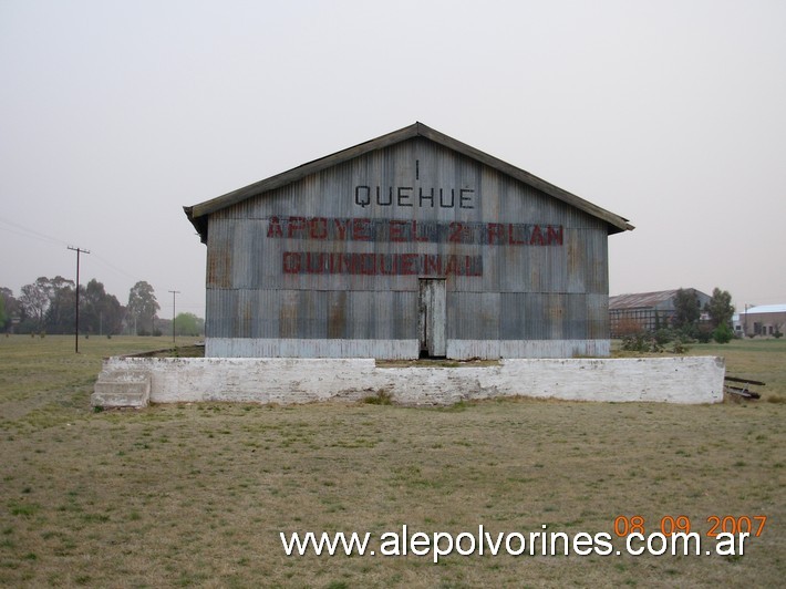 Foto: Estación Quehue - Quehue (La Pampa), Argentina