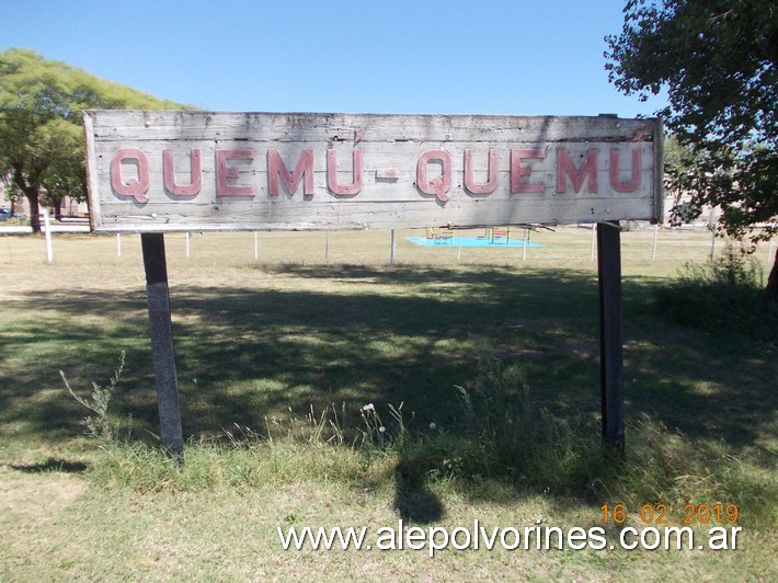 Foto: Estación Quemu Quemu - Quemu Quemu (La Pampa), Argentina