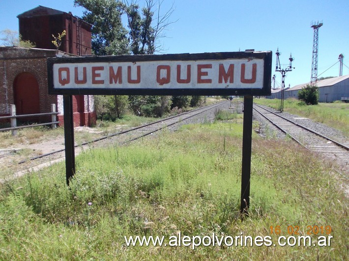 Foto: Estación Quemu Quemu - Quemu Quemu (La Pampa), Argentina