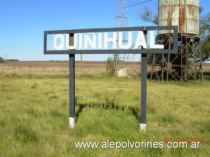 Foto: Estación Quiñihual - Quiñihual (Buenos Aires), Argentina